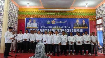 Lantik Pengurus Karang Taruna, Bupati Asel: Pemuda Harus Jadi Motor Penggerak Pembangunan