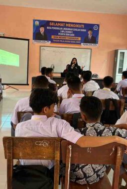 Bentuk Karakter “Cerdas dan Mandiri”, Siswa Baru SMAN 1 Samadua Dikawal Langsung BNNK