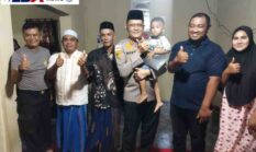 Kapolres Aceh Selatan Jenguk Balita Penderita Kebocoran Jantung di Air Sialang Tengah