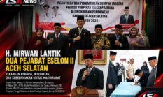 H. Mirwan Kukuhkan Dua Pejabat Eselon II, Pesan Tegas: Jabatan Harus Dijawab dengan Kinerja