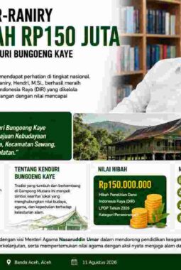 Mengungkap Makna Kenduri Bungoeng Kaye, Dosen UIN Ar-Raniry Hendri, M.Si. Angkat Tradisi Aceh Selatan ke Ranah Nasional