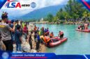 Tim Gabungan TNI-Polri, SAR, BPD dan masyarakat melakukan proses pencarian dan evakuasi korban di perairan Aceh Selatan.