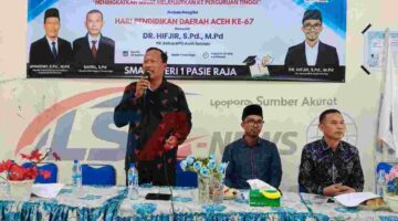 Jangan Batasi Mimpi karena Ekonomi, Plt Ketua MPD Suntik Semangat Siswa Pasie Raja