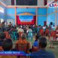 Warga mengikuti sosialisasi Izin Usaha Pertambangan (IUP) tahap eksplorasi PT Mineral Mega Sentosa (MMS) di Aula Kantor Camat Samadua, Aceh Selatan, Selasa (22/9/2026).