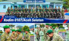 Dandim Aceh Selatan Pimpin Korp Raport, 33 Personel Naik Pangkat