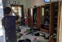 Foto ilustrasi kondisi rumah yang berantakan dan lemari terbuka sebagai gambaran dugaan aksi pencurian yang meresahkan warga Desa Suak Raya, Kecamatan Johan Pahlawan, Aceh Barat.
